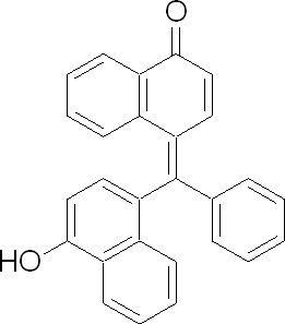 α-萘酚醌苯基甲烷