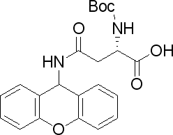 N-叔丁氧羰基-N＇-氧蒽基-L-天门冬酰胺