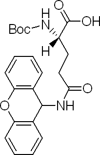 N-叔丁氧羰基-N'-(9-氧杂蒽基)-L-谷氨酰胺