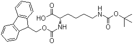 Nε-(叔丁氧羰基)-Nα-[(9H-芴-9-基甲氧基)羰基]-D-赖氨酸