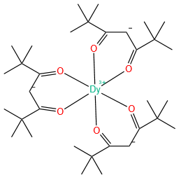 三(2, 2, 6, 6-四甲基-3, 5-庚二酮酸)镝(III)