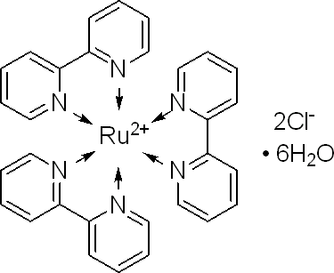 氯化三(2,2′-联吡啶)钌(Ⅱ),六水