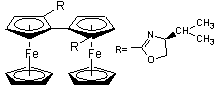 (S,S'')-2,2''-双[(S)-4-异丙基恶唑啉-2-基]-1,1''-双二茂铁