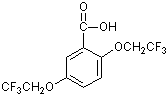 2,5-双(2,2,2-三氟乙氧基)苯甲酸