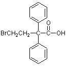 4-溴-2,2-二苯基丁酸
