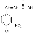 4-氯-3-硝基肉桂酸