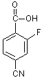 4-氰基-2-氟苯酸