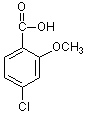 4-氯-2-甲氧基苯甲酸