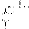 4-氯-2-氟肉桂酸