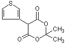 2,2-二甲基-5-(3-噻吩基)-1,3-二氧杂环己烷-4,6-二酮