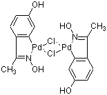 二-μ-氯双[5-羟基-2-[1-(肟基)乙基]苯基]钯(II)二聚体