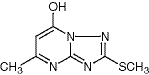 7-羟基-5-甲基-2-甲基硫代-s-三唑并[1,5-a]嘧啶