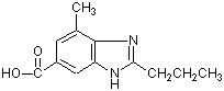 4-甲基-2-丙基-6-苯并咪唑羧酸