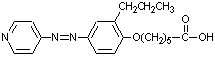 6-[2-丙基-4-(4-吡啶偶氮)苯氧基]己酸