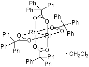 四(三苯基乙酸)二铑(II)二氯甲烷加合物