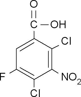 2,4-二氯-3-硝基-5-氟苯甲酸