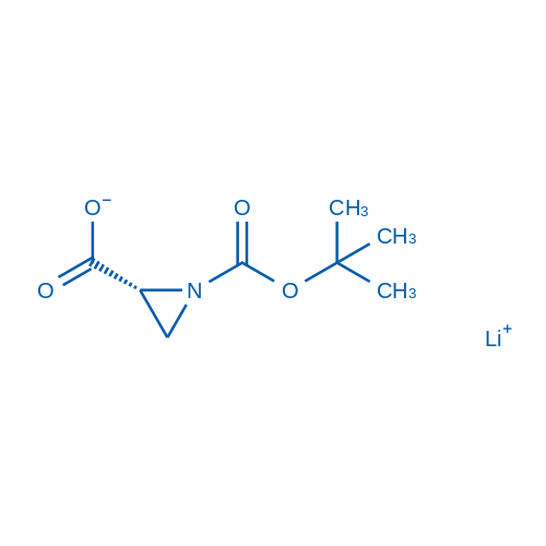(R)-1-(叔丁氧羰基)氮丙啶-2-羧酸锂