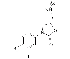(5S)-N-[3-(4-溴-3-氟苯基)-2-氧代-5-恶唑烷基甲基]乙酰胺