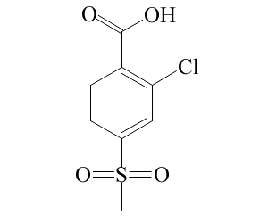 2-氯-4-甲砜基苯甲酸